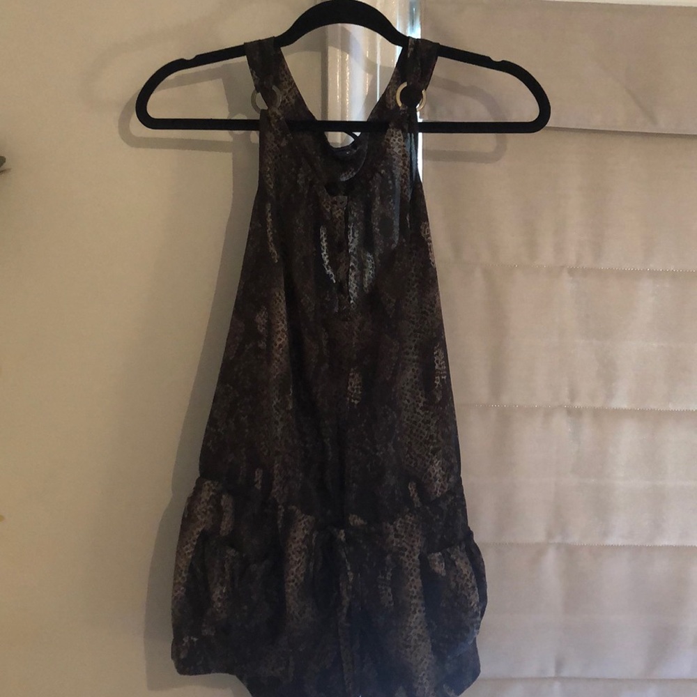 Snakeskin romper